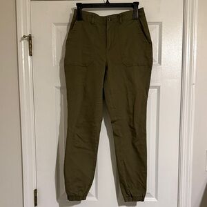 Women's Olive Cargo Pants